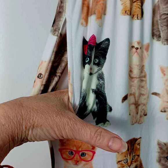 Brief Insanity size medium or large cat motif lounge pants, NEW WITH TAGS - Picture 2 of 4